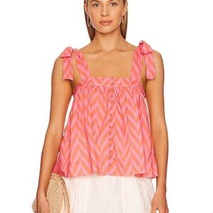 Pink Ulla Johnson Iris Top